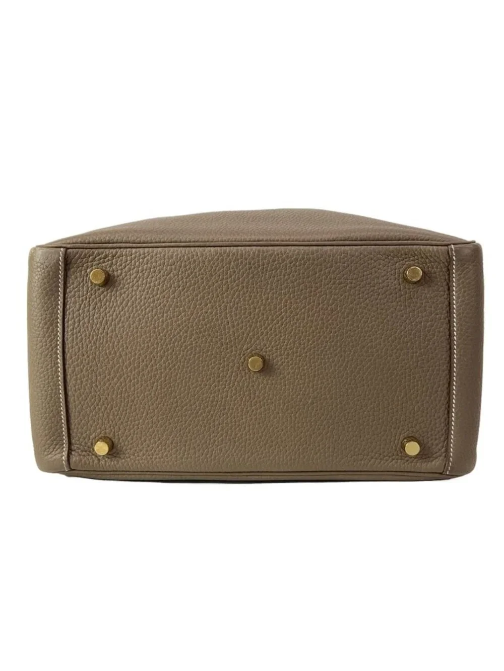 Hermes Shoulder Bag Lindy 30 Etoupe Gold